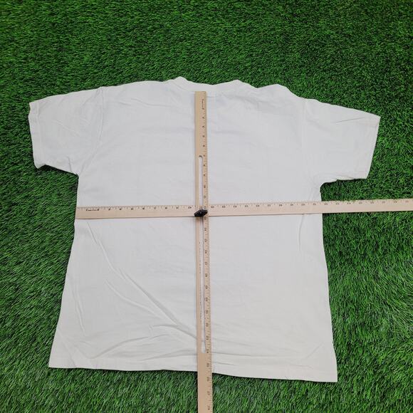 Vintage 1995 Human-i-Tees Lion Shirt M/L 22x26 Wildlife USA - Picture 3 of 14